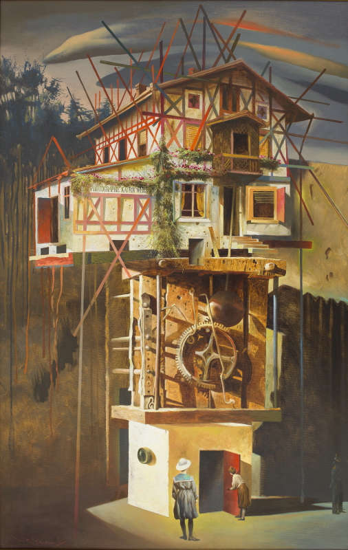 Sergej Aparin, “Where is Katharina Weiss”, 2002, oil on canvas, 110x70cm
